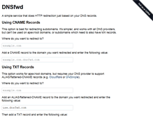 Tablet Screenshot of dnsfwd.com